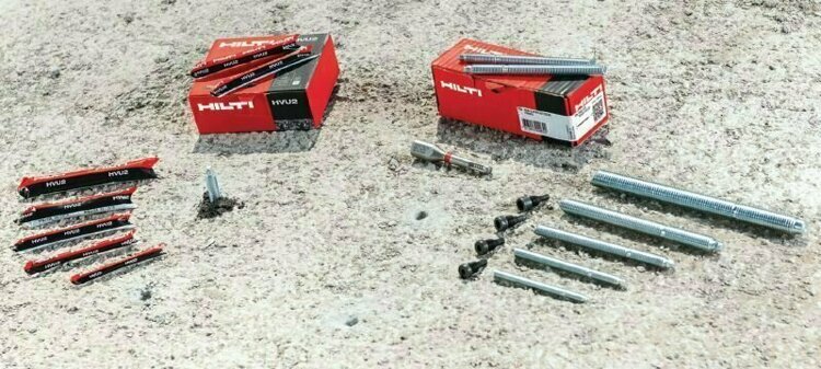 Капсульный анкер HILTI HVU2 M8x80мм